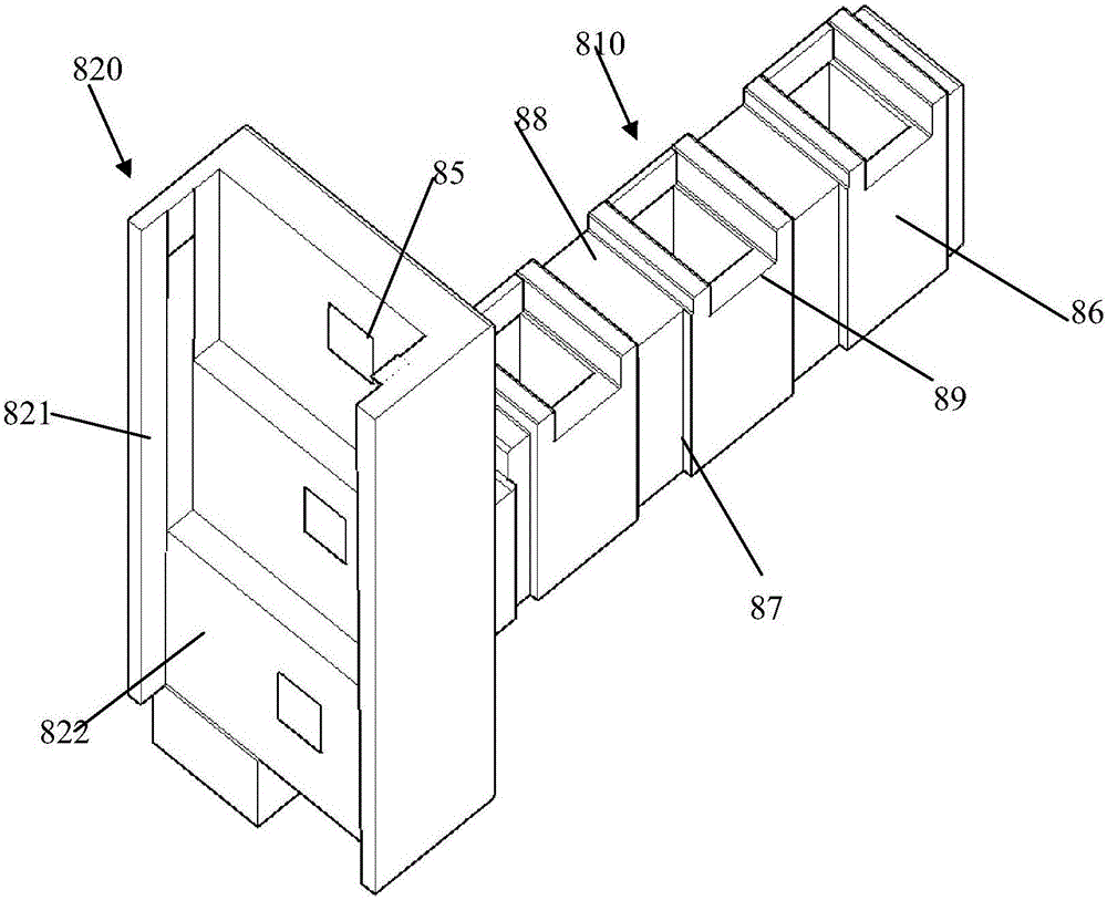 Perpendicular lifting type high safety double-power-source power supply device and control method thereof