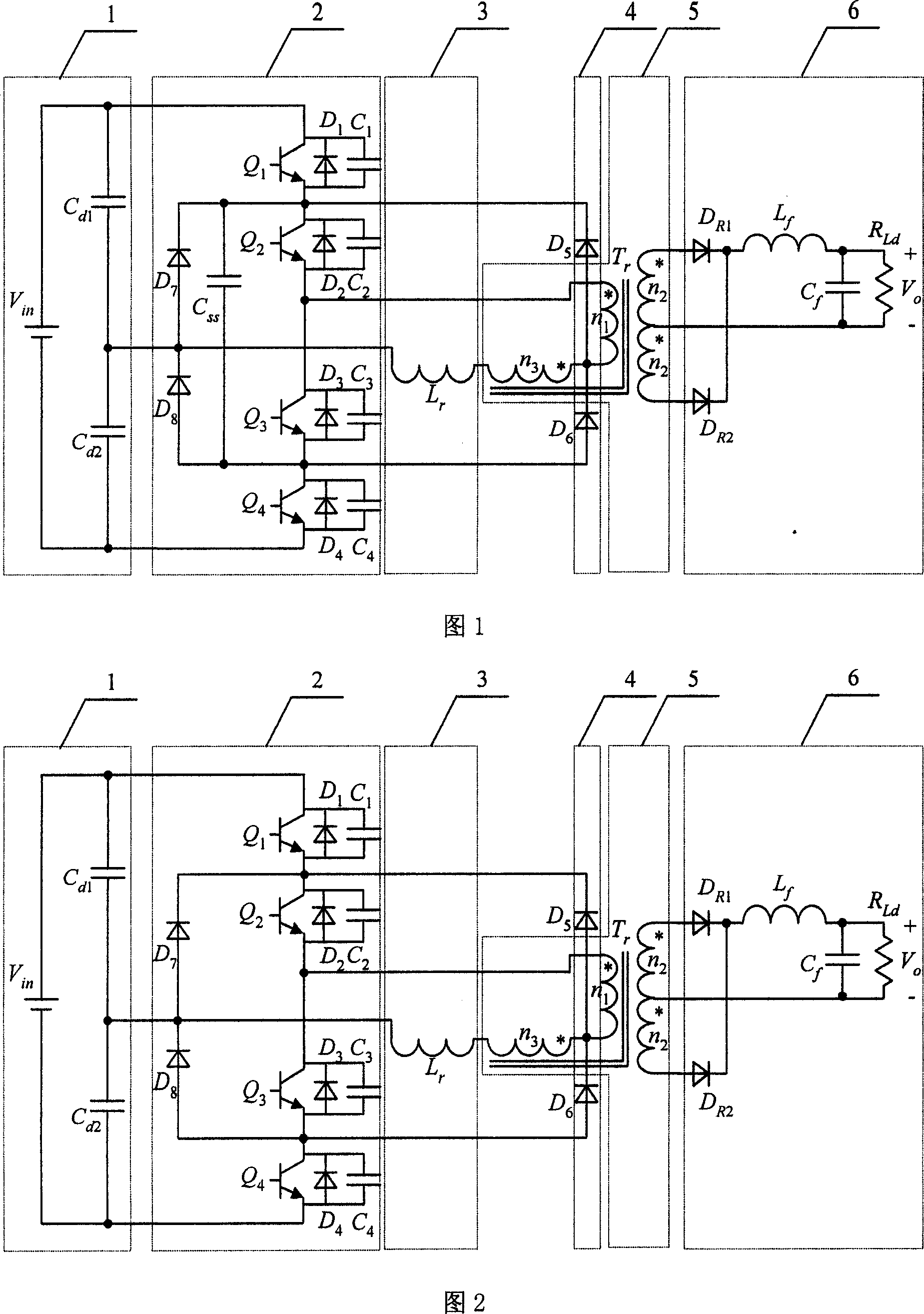 Zero-voltage switch half-bridge three-level direct current converter