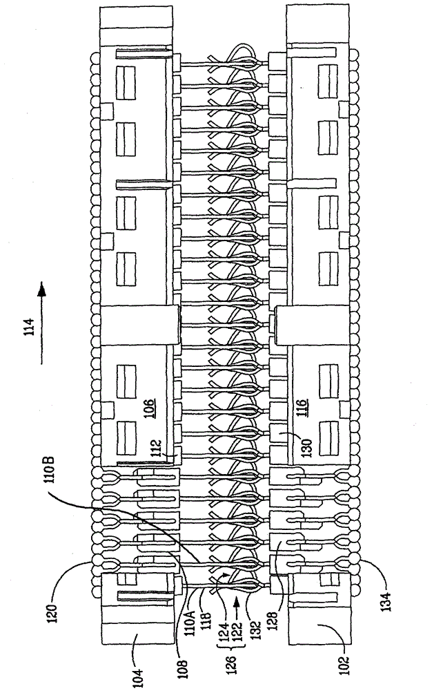 Electrical connector system having a continuous ground at the mating interface thereof