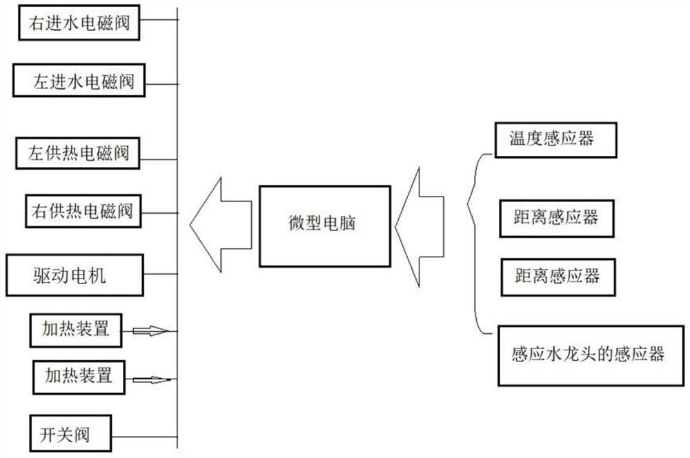 Leakage-reducing heat supply water-saving device