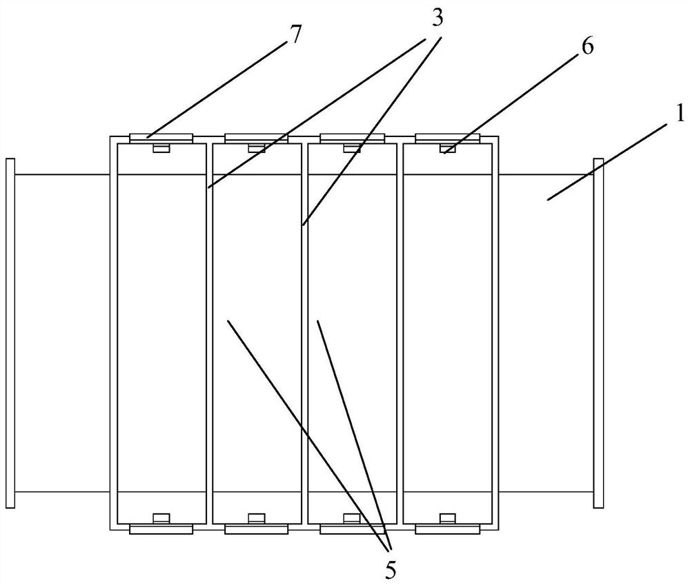 Underwater intelligent double-layer shell structure with vibration reduction function