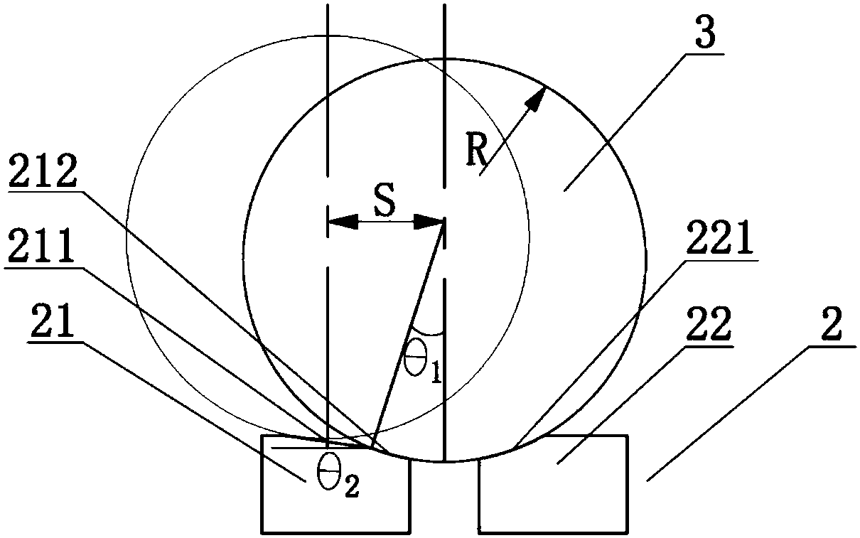 Hydraulic walking-beam type round billet heating furnace cushion block and using method thereof