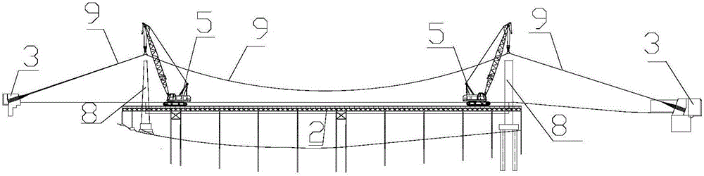 Suspension bridge superstructure demolition and replacement installation method