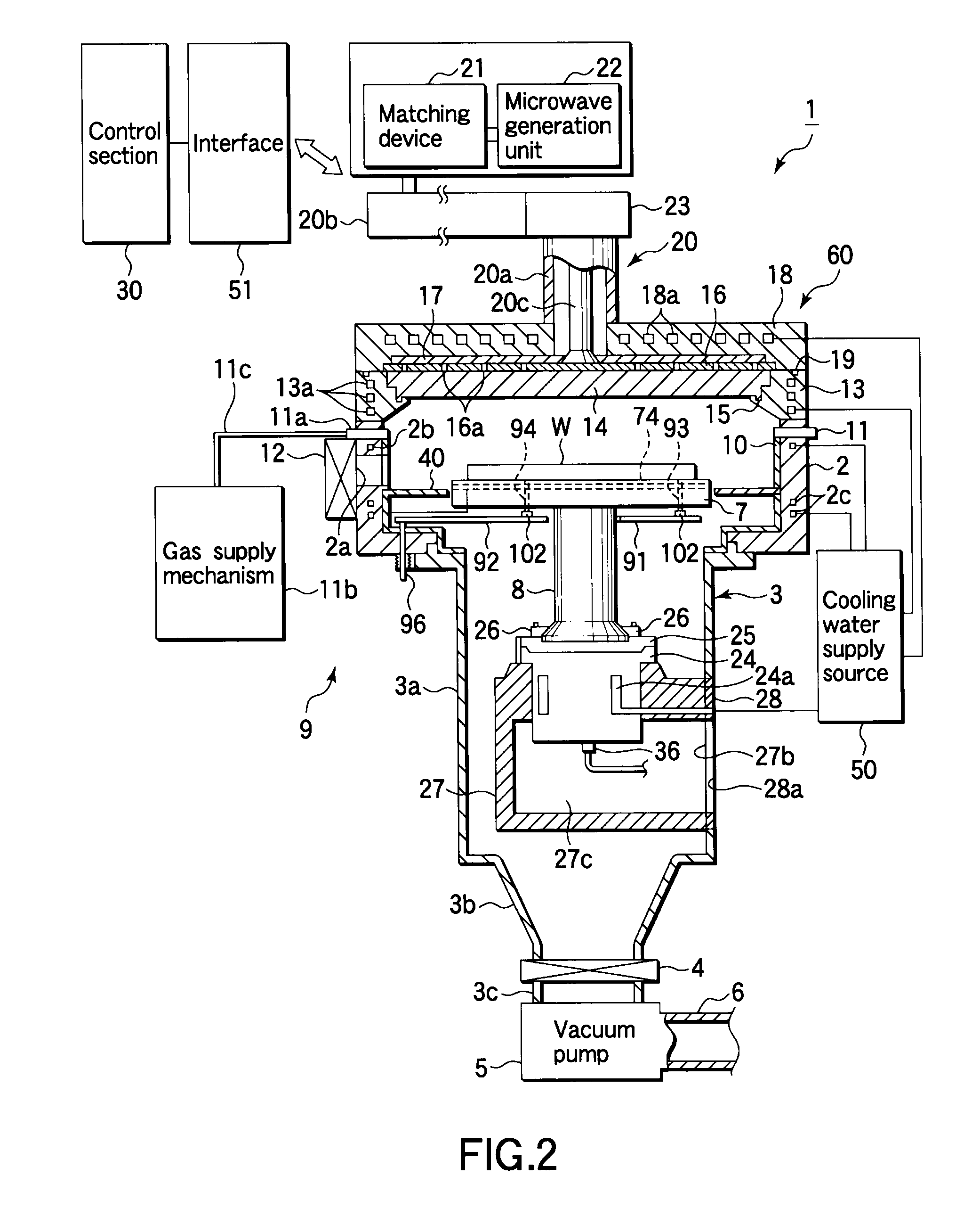 Plasma treatment apparatus, and substrate heating mechanism to be used in the apparatus
