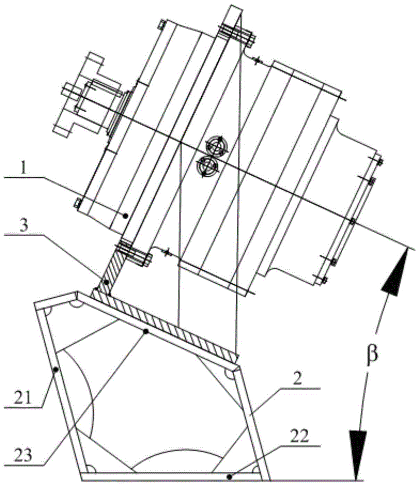 Inclined test device