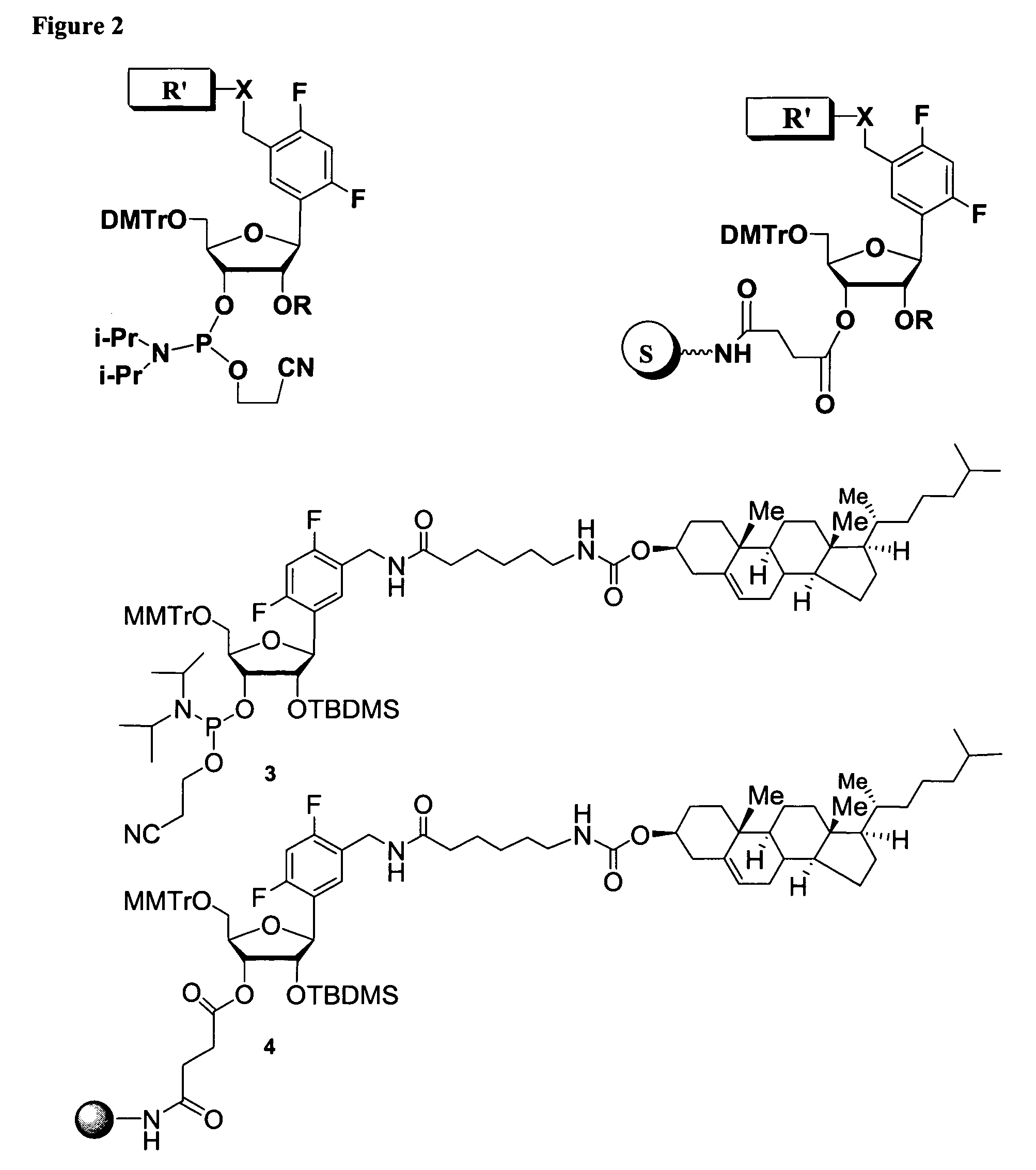 Oligonucleotides comprising a ligand tethered to a modified or non-natural nucleobase