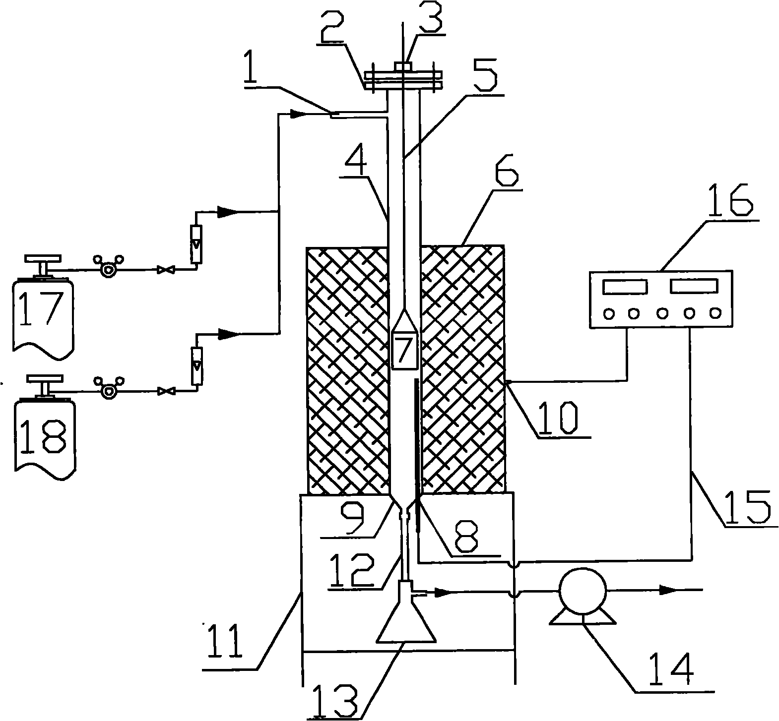 Fast pyrolytic test device and application