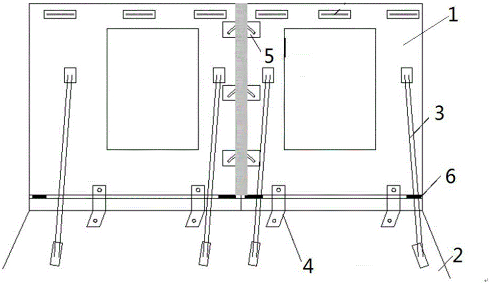 Prefabricated out-hung wall panel construction method