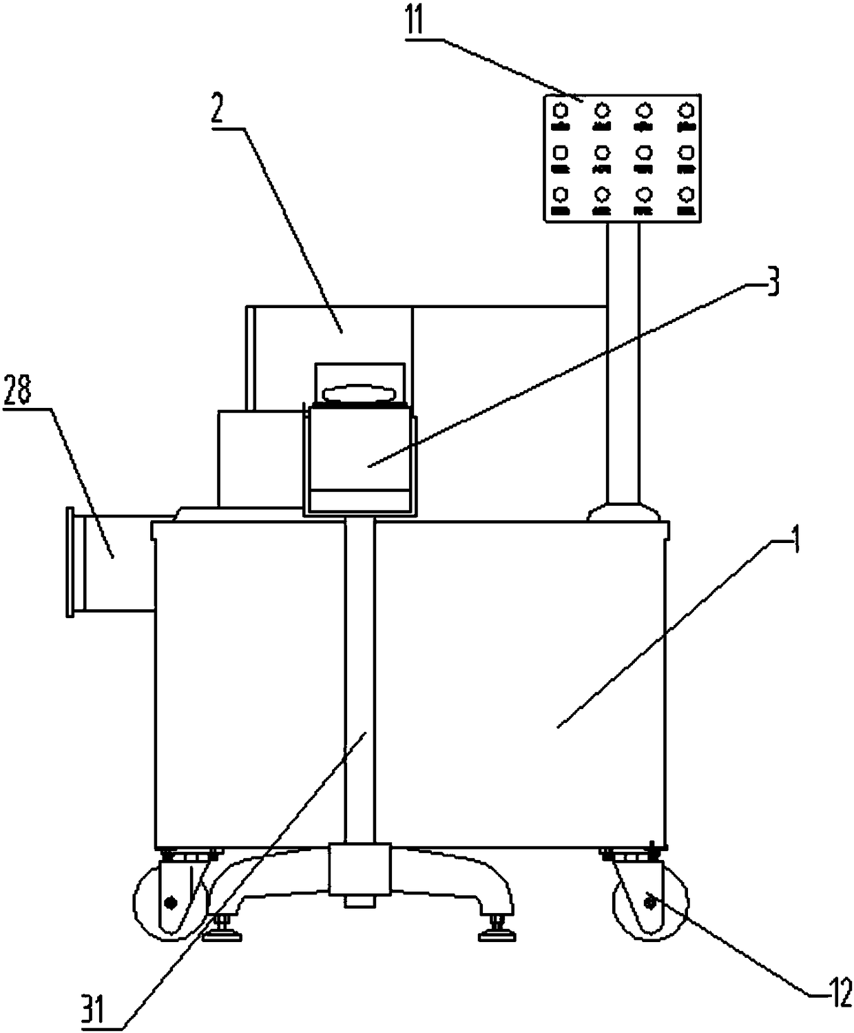 Automatic blood and bag separation machine