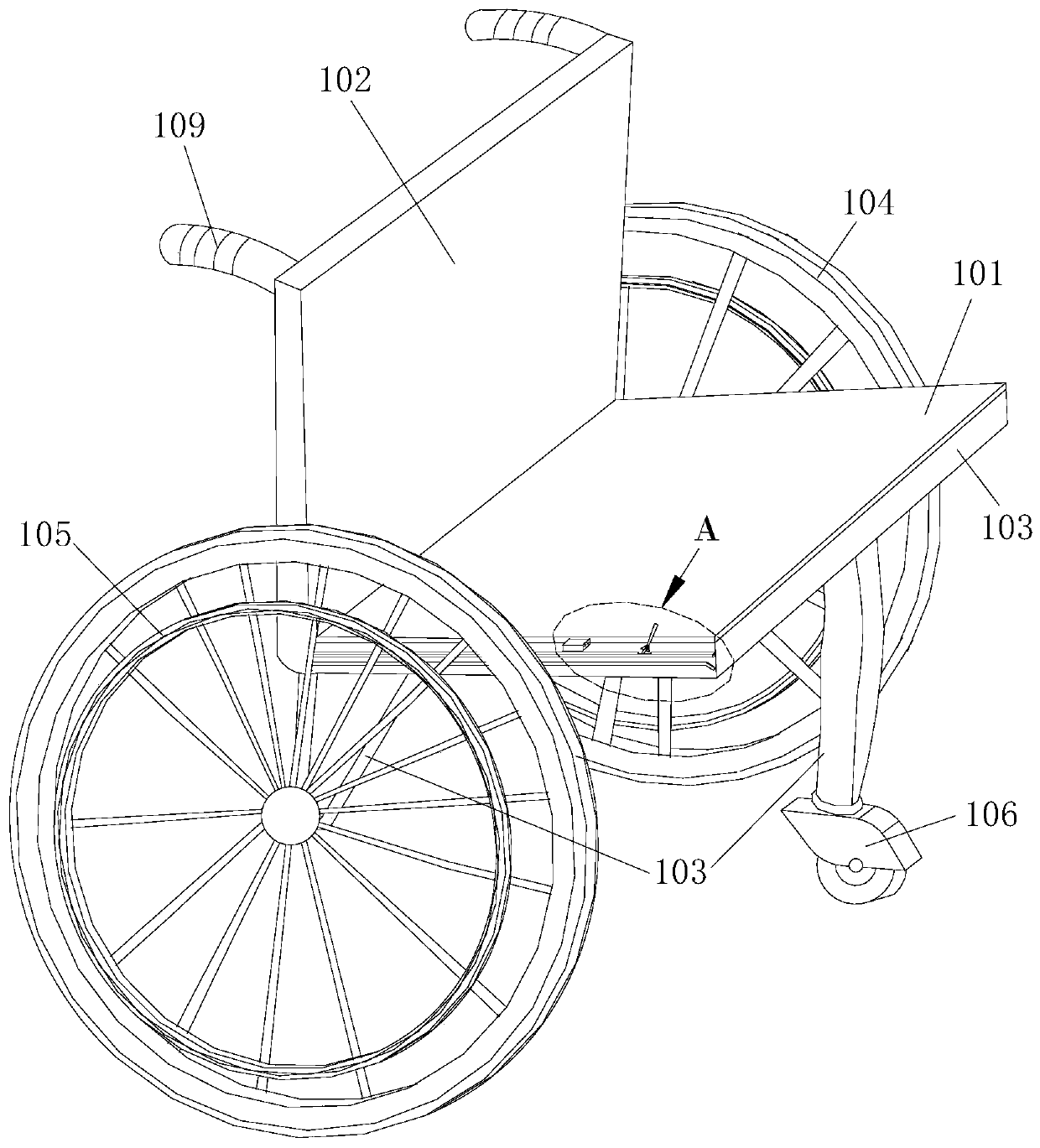 Rehabilitation wheelchair integrated with walking assisting device