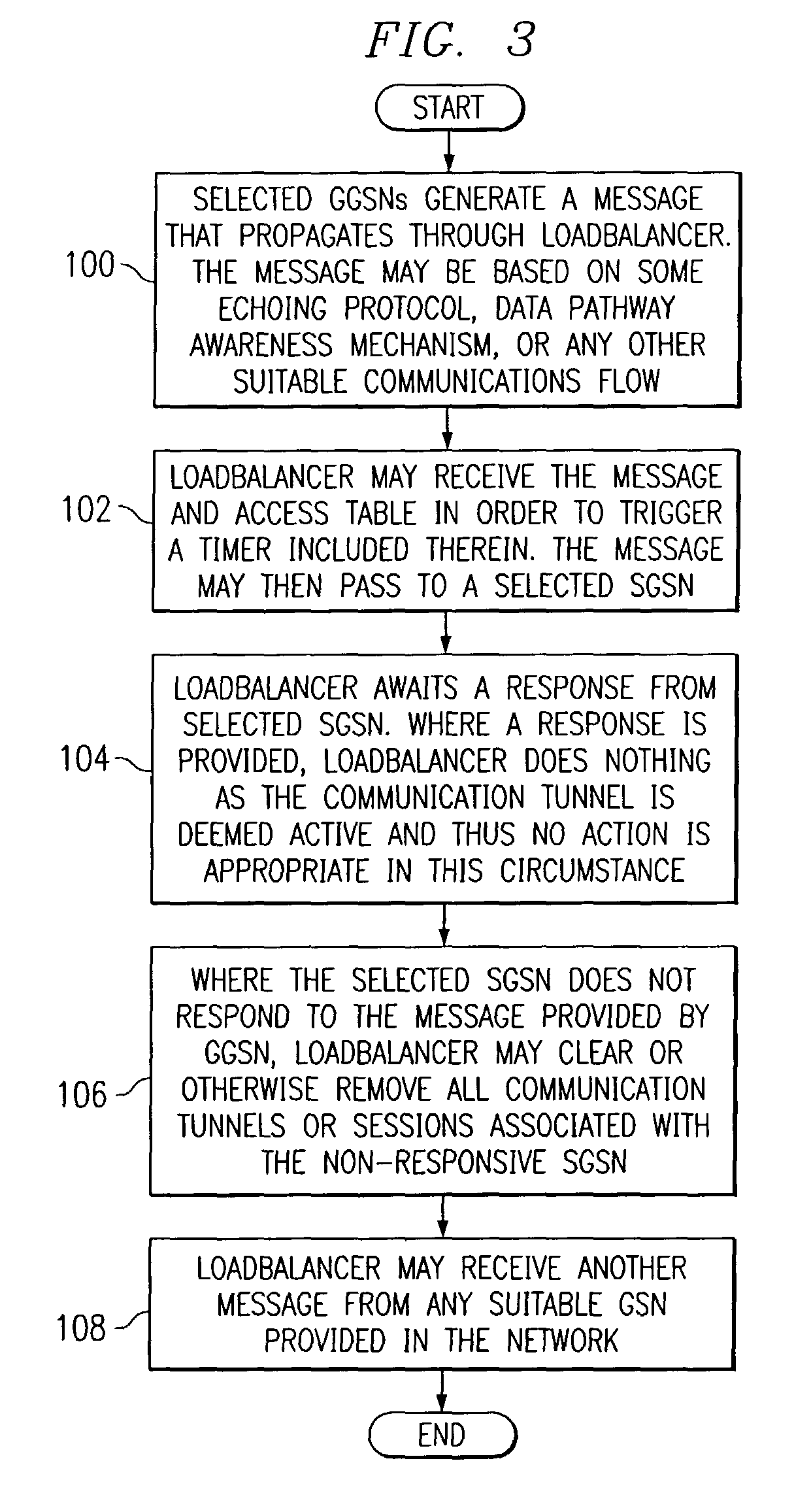 System and method for monitoring a state associated with a general packet radio service support node