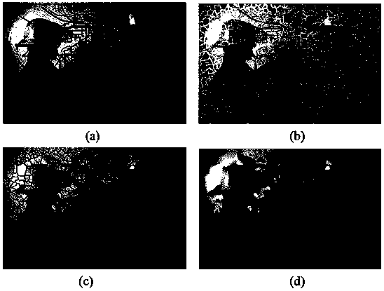 Blocking noise variance estimation based image accumulation signal to noise ratio calculation method