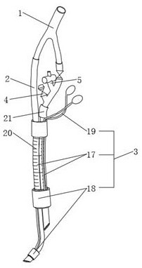Double-lumen endobronchial tube capable of realizing rapid collapse of lung of operation side