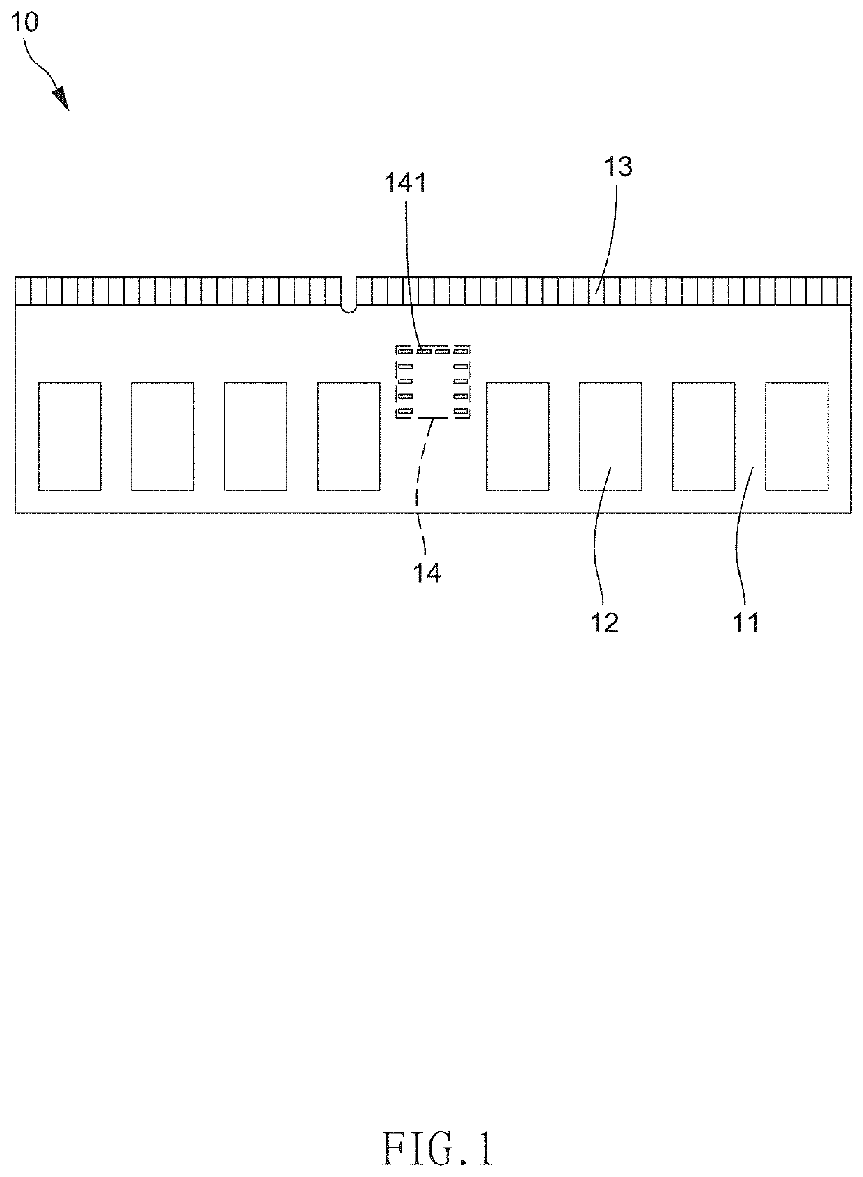 Structure of memory module and modification method of memory module
