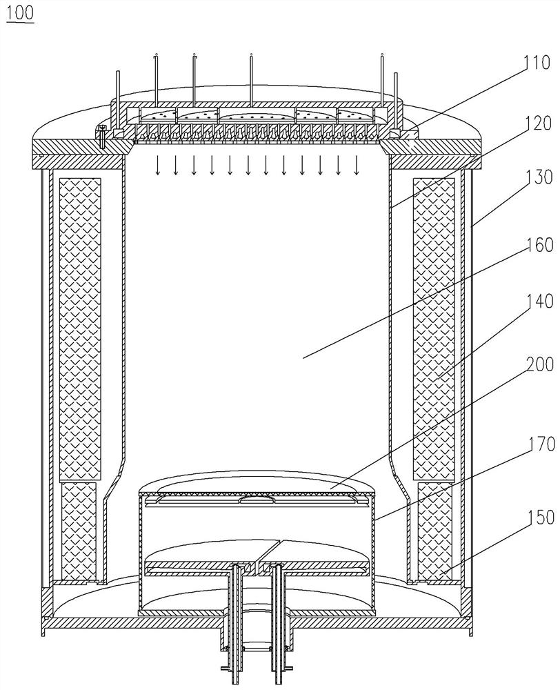 Silicon carbide epitaxial growth device