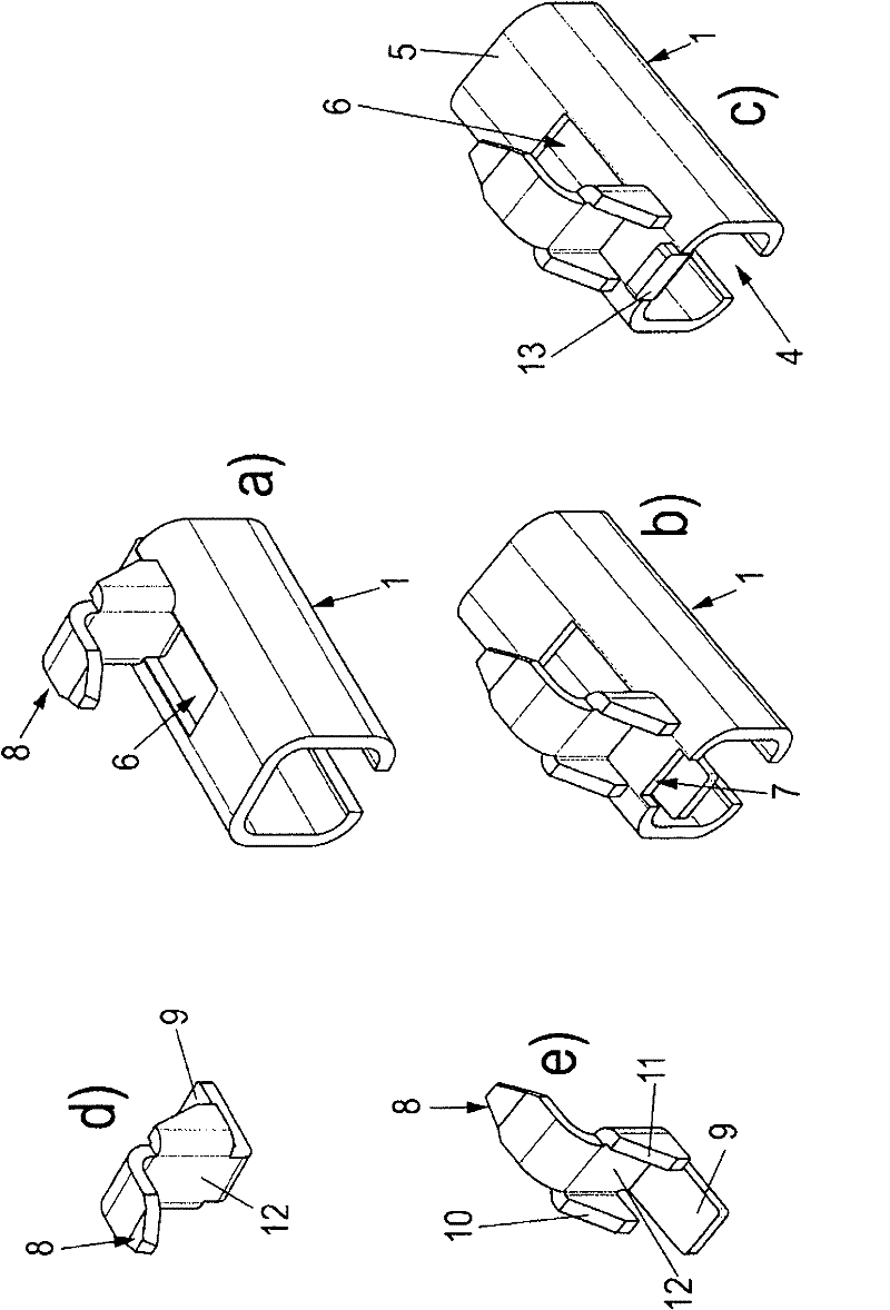 Pull-out guide for drawers, comprising a catch hook