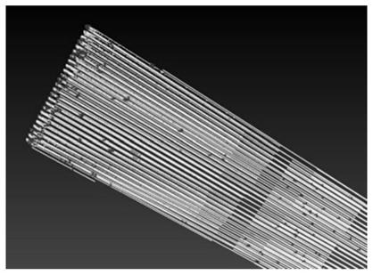 Blade profile extraction method based on blade profile measurement point cloud