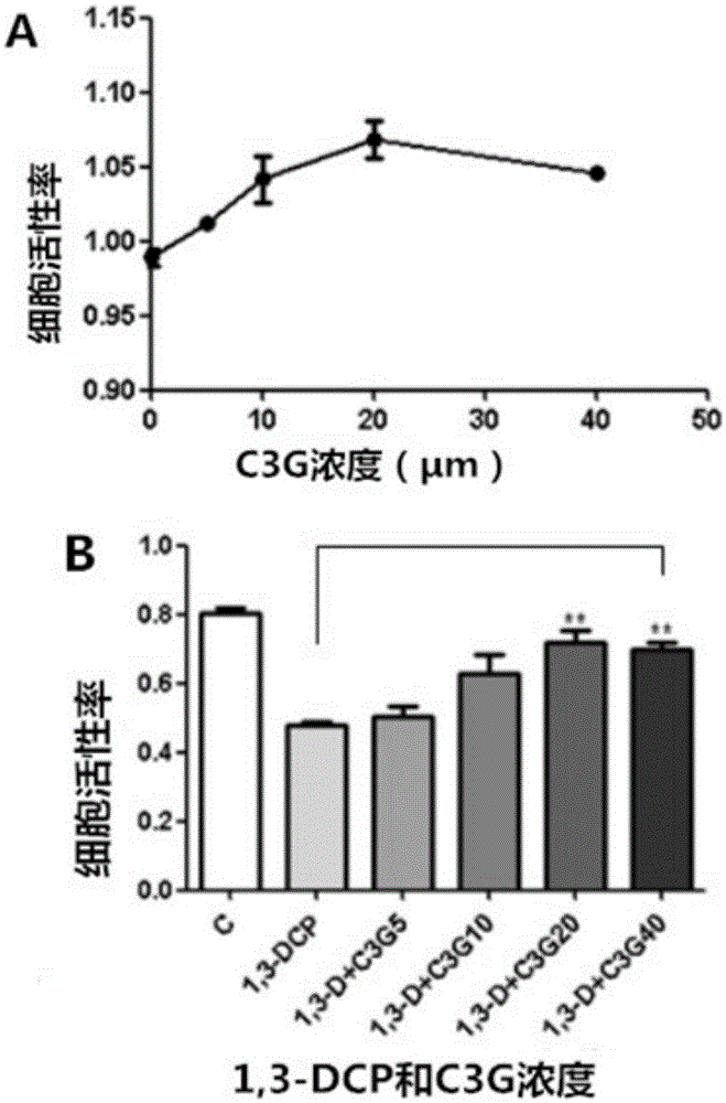 Interventional effect of cyanidin-3-O-glucoside on reproductive toxicity of 1,3-dichloro-2-propanol
