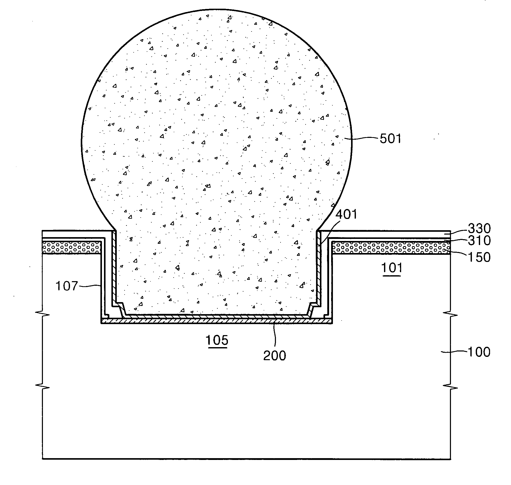 Bump structure of semiconductor device and method of manufacturing the same