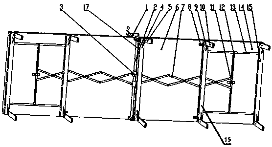 Stacked accompanying bed