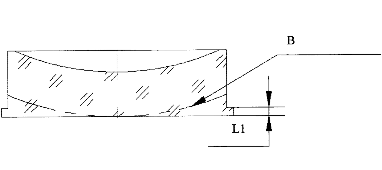 Milling and grinding tool and method for sapphire optical head cover