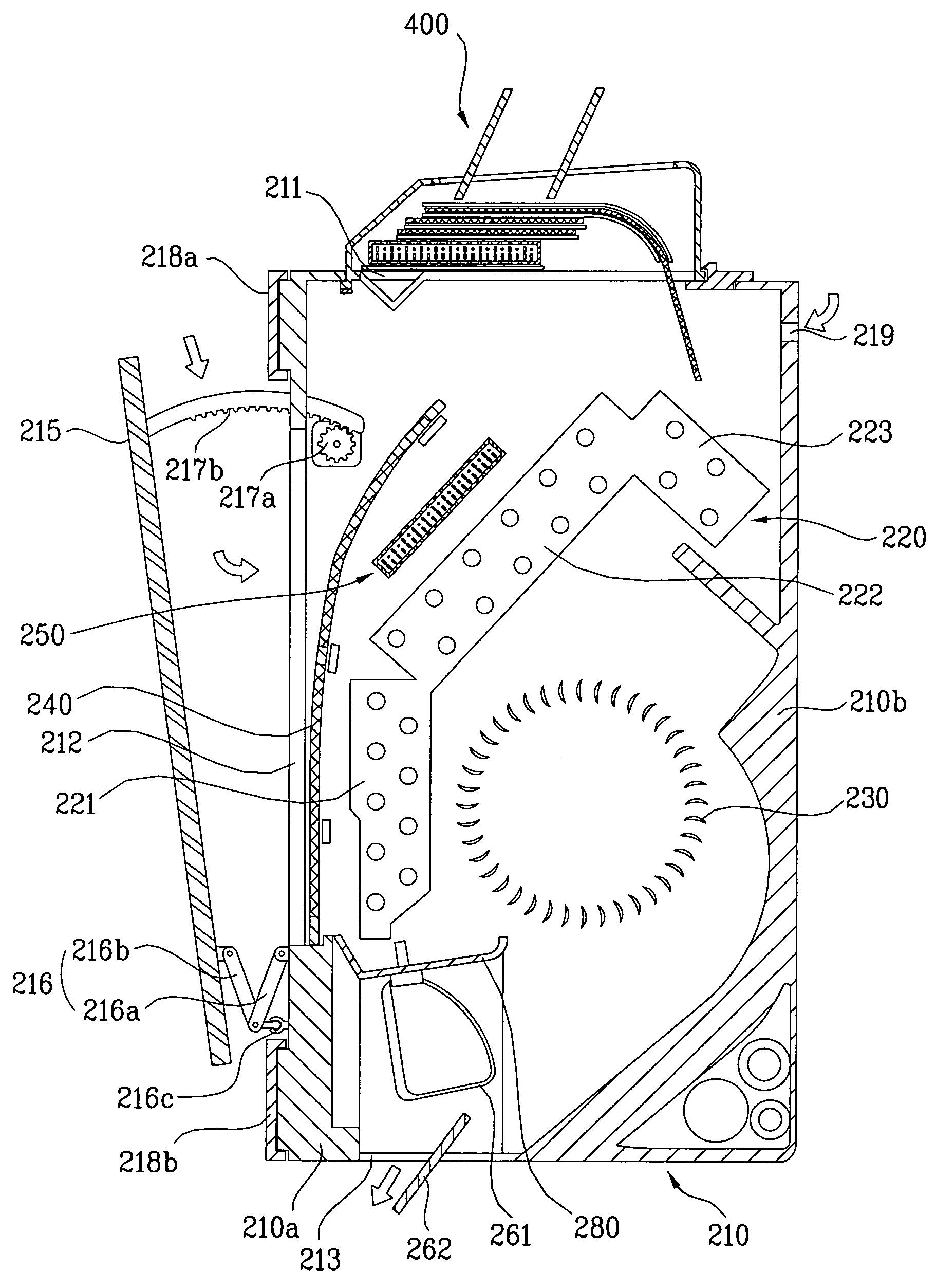 Indoor device of separable air conditioner