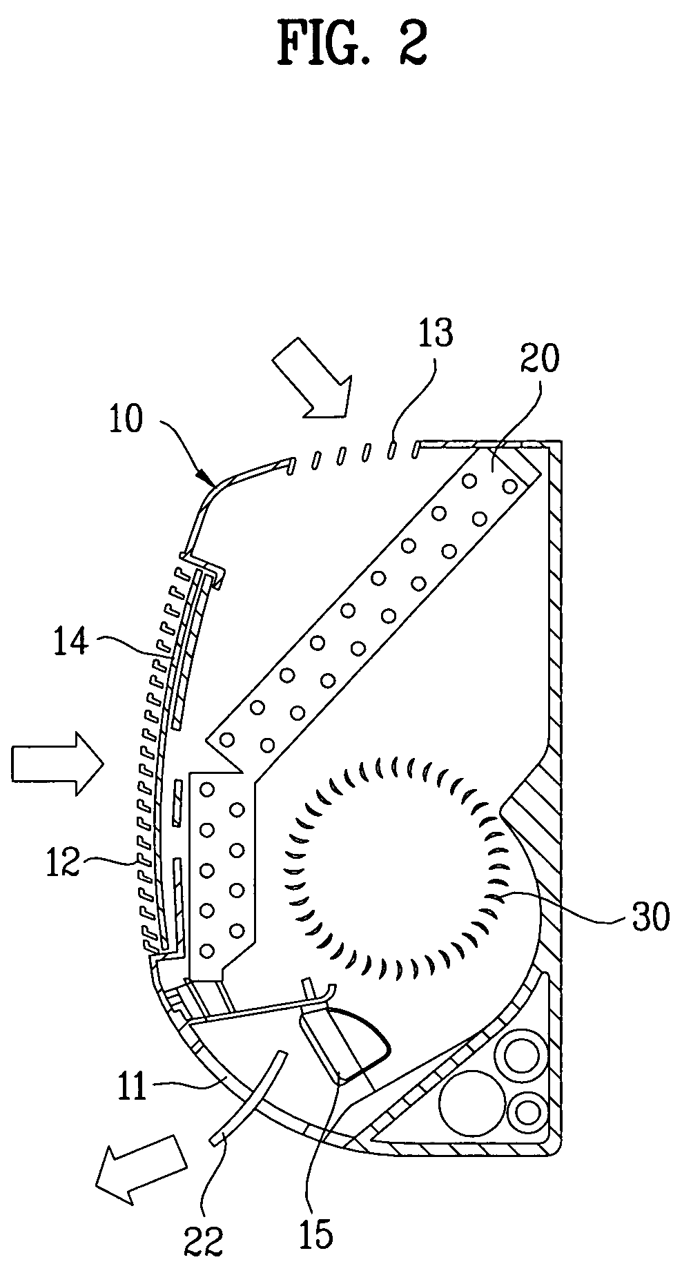 Indoor device of separable air conditioner