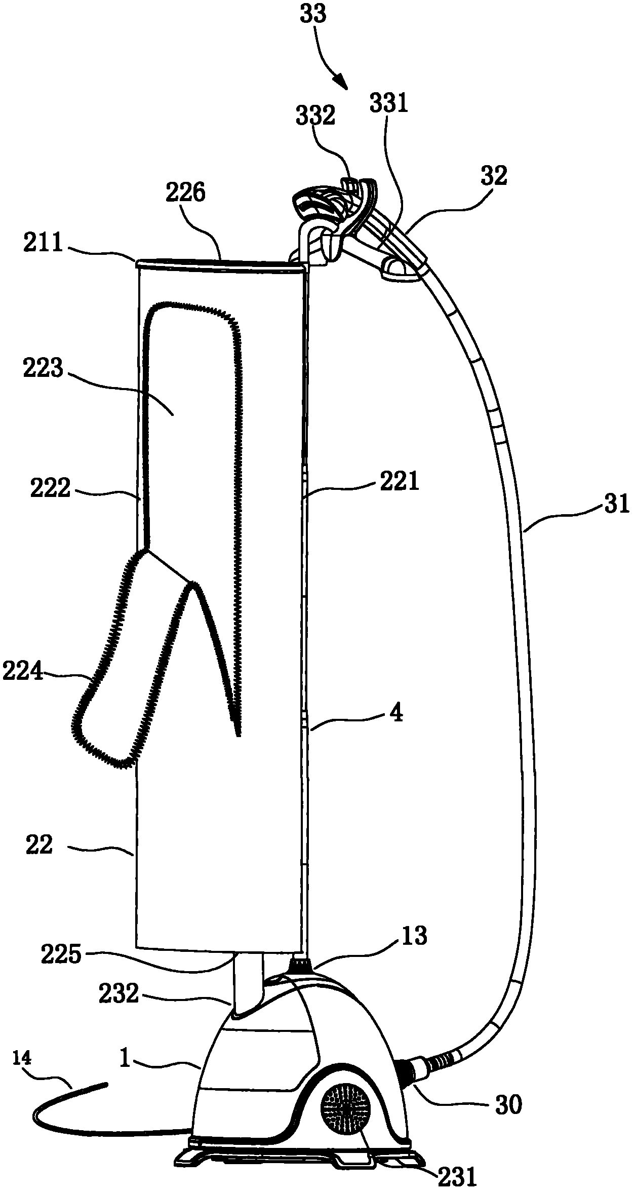 Drying and ironing integrated machine