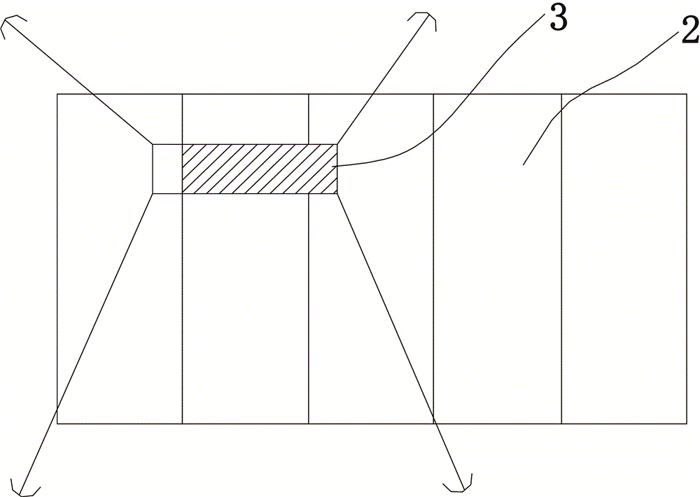 Abyssal region seawall sand quilt laying method