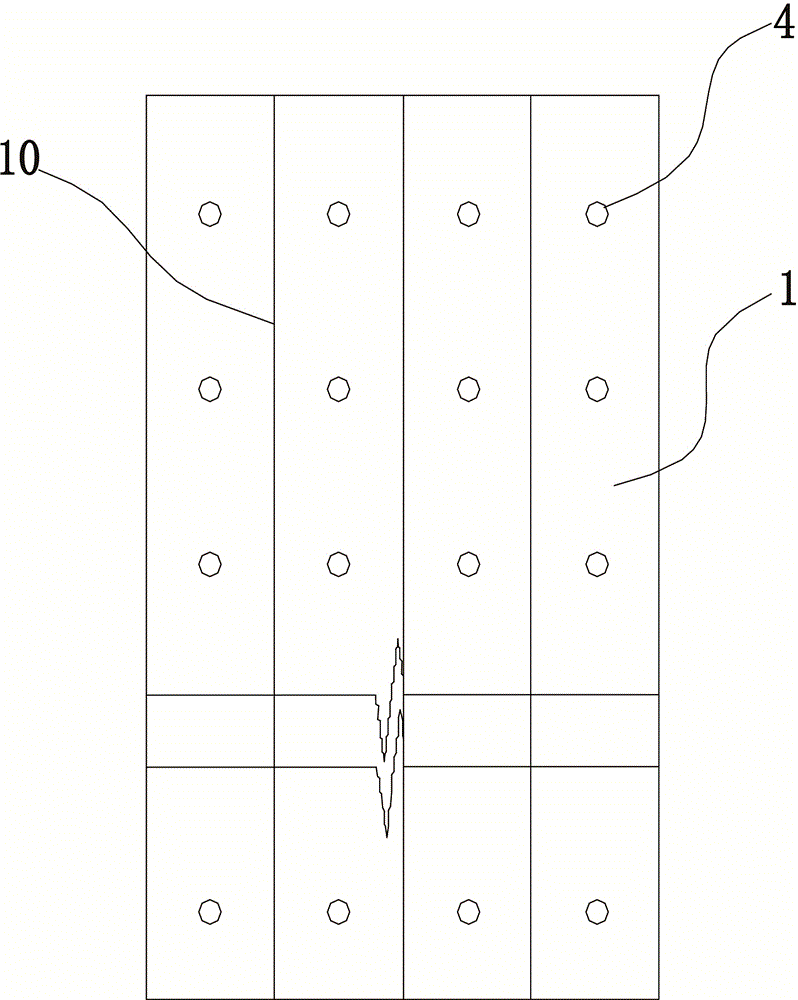 Abyssal region seawall sand quilt laying method