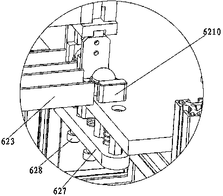 Nut discharge device of solenoid valve partial assembly machine