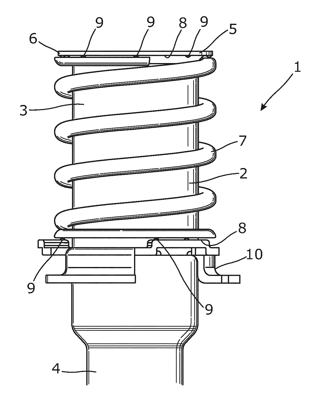 An extractor tube element