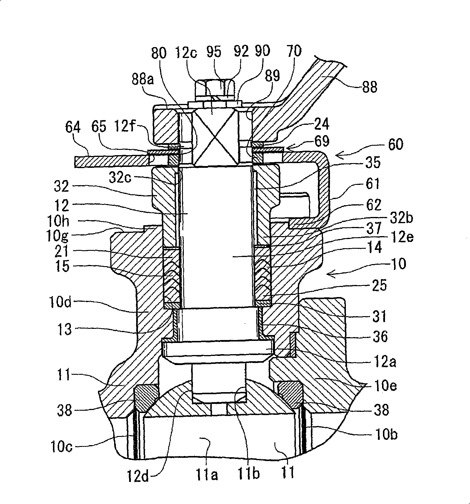 Shaft seal packing and shaft seal structure for valve