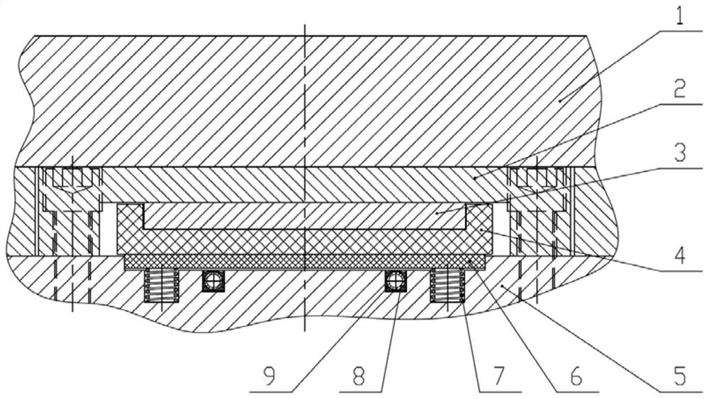 Modular substrate heating device of selective laser melting equipment