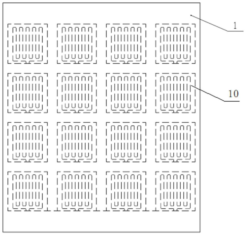 Modular substrate heating device of selective laser melting equipment