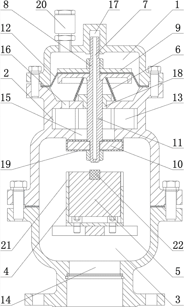 Full-pressure high-speed exhausting air-supplying special valve