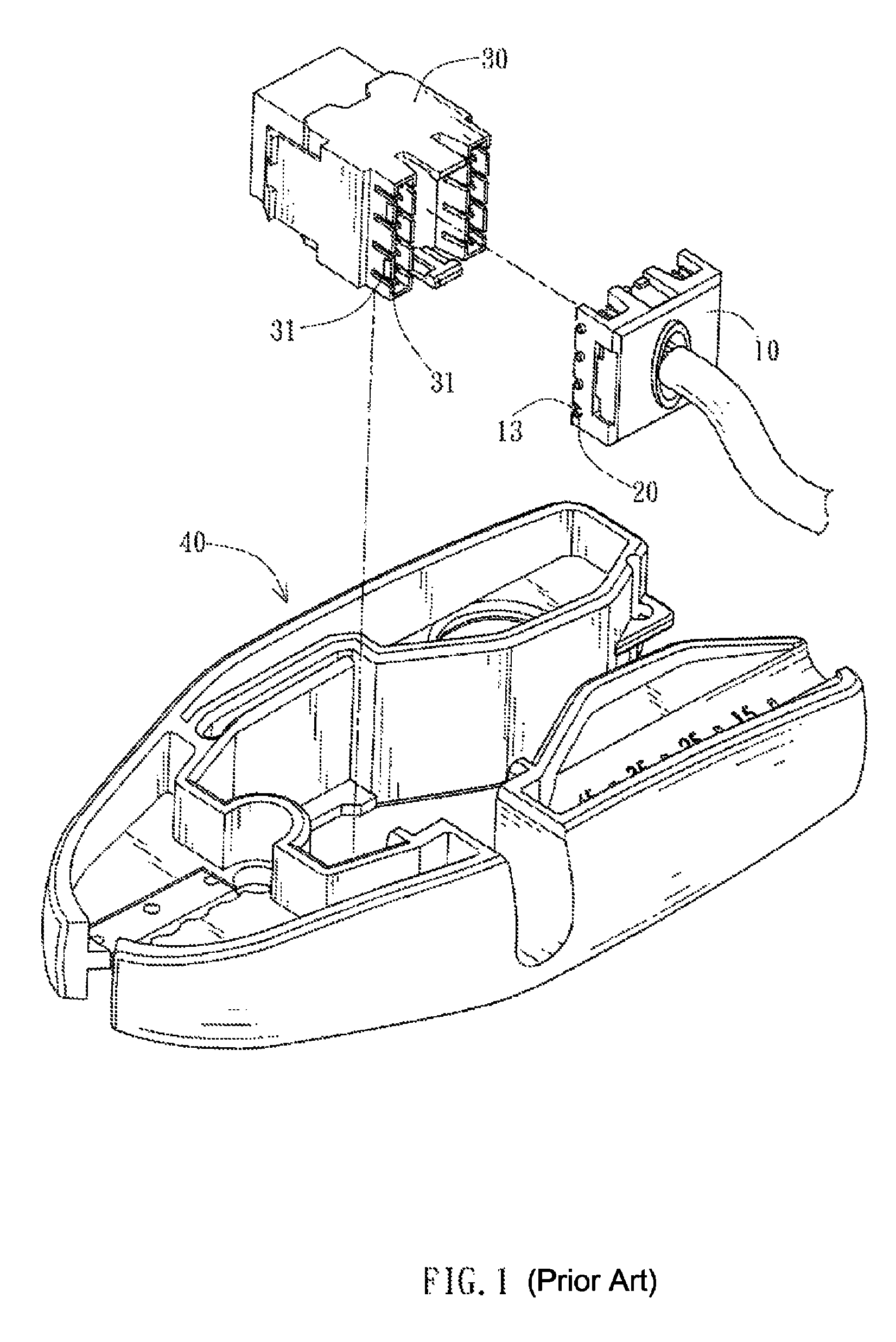 Connector with fastening and extension plates for fastening cover thereof to body thereof