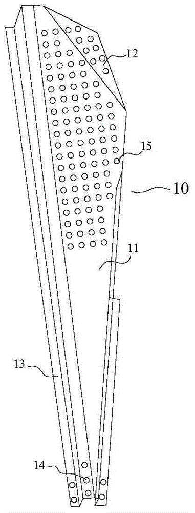 Railway bridge wind guide railing