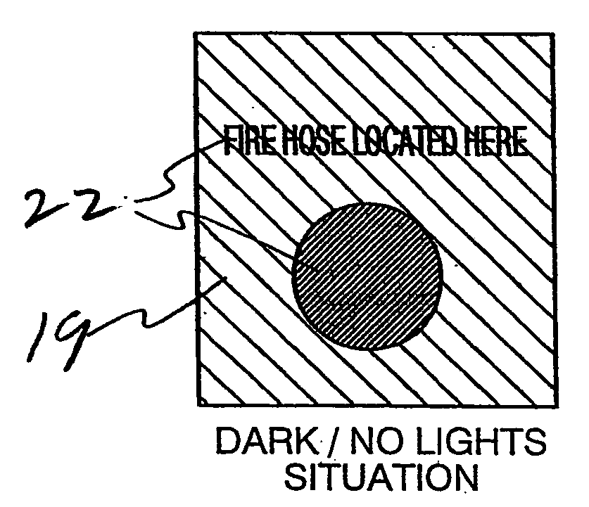 Photoluminescent adhesive, signs using photoluminescent adhesives and method of making a photoluminescent adhesive