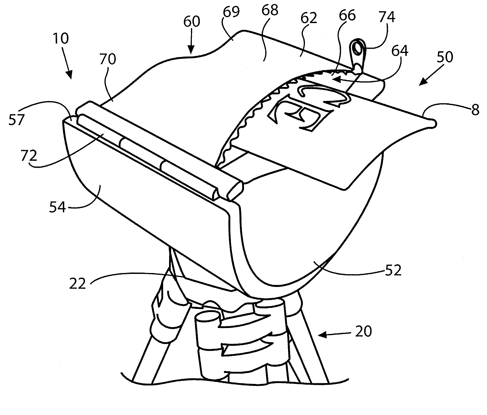 Mobile apparatus for providing cryotherapy and thermotherapy to a region of a knee being in elevated position