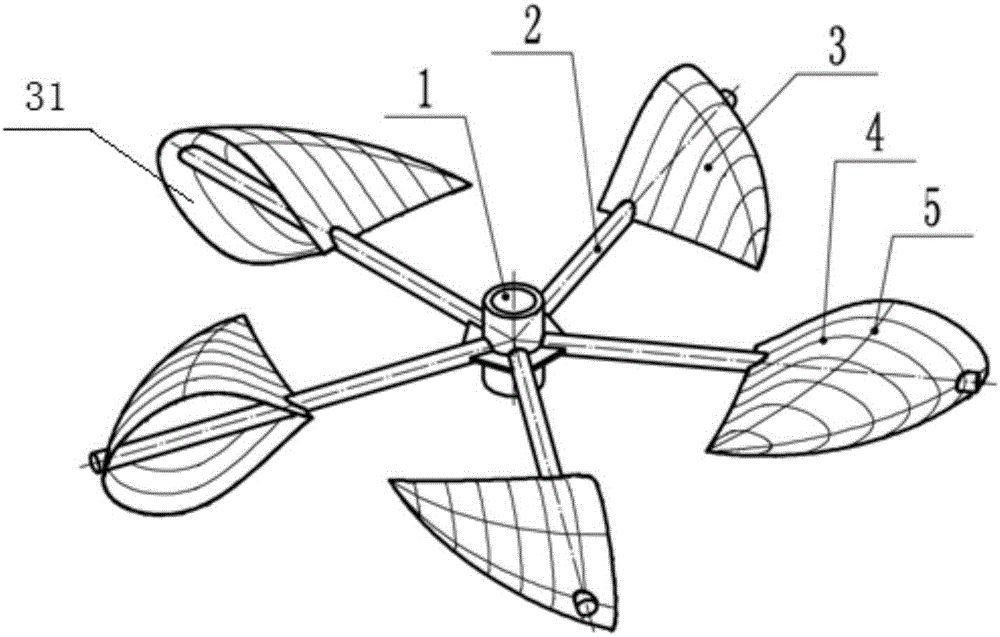 Streamline wind collection device