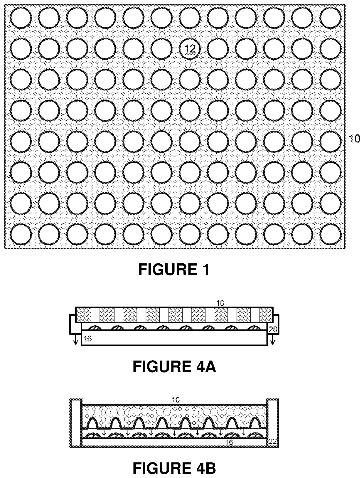Separation of liquid in droplets and sedimented material enclosed therein