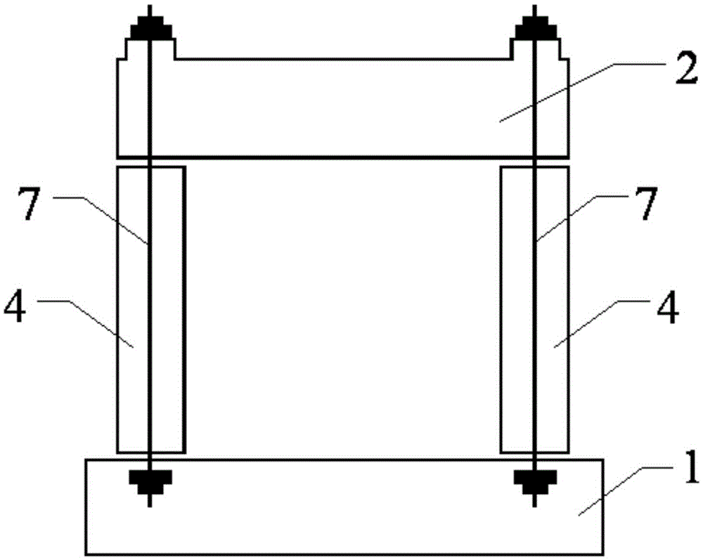A swinging double-deck bridge bent frame and its installation method