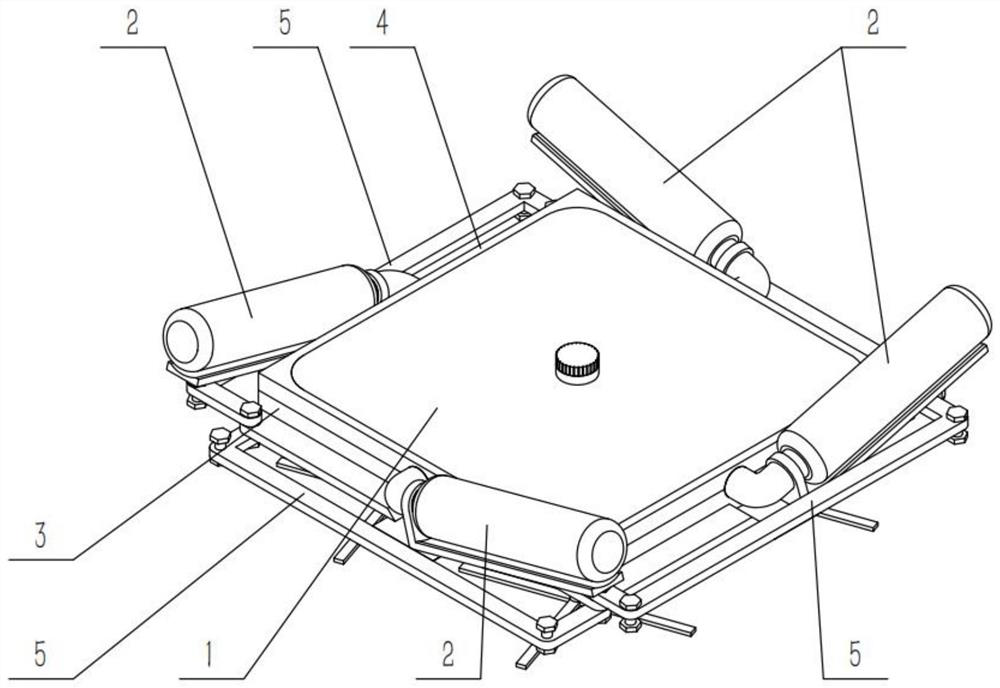 A medical ground disinfection robot