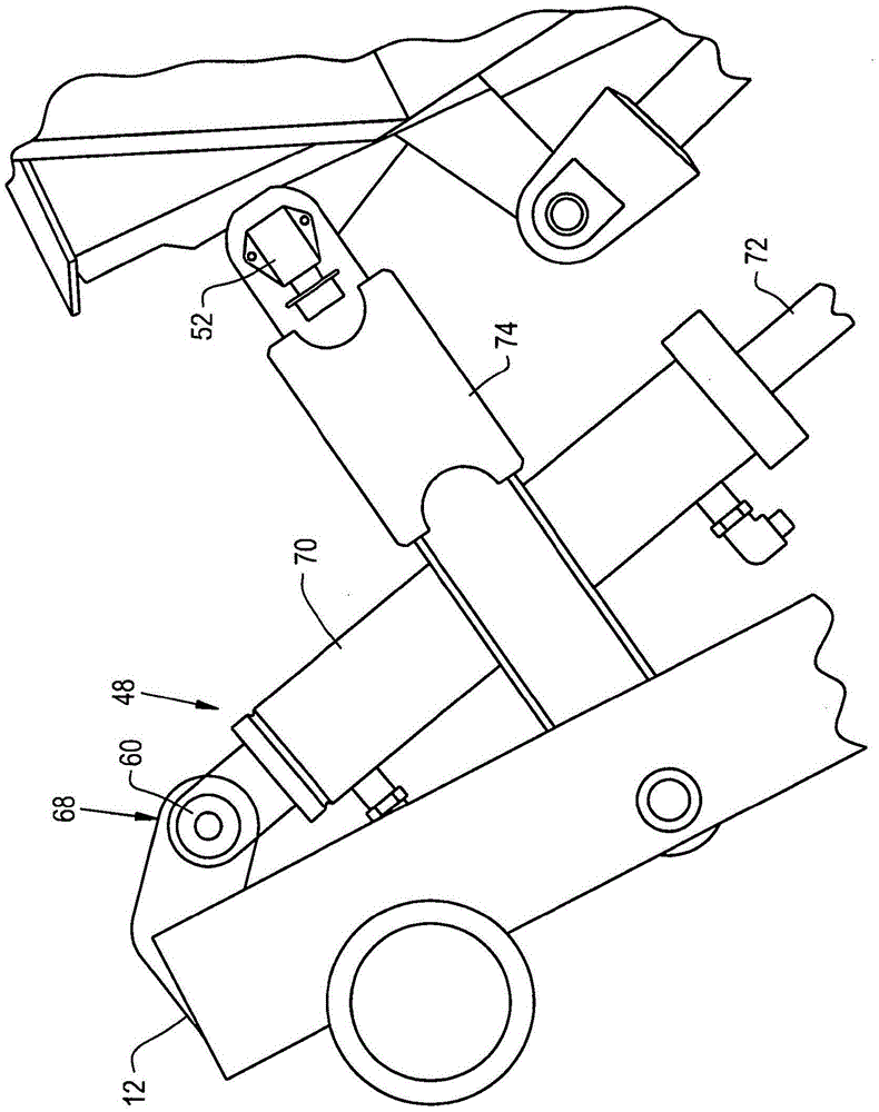 Method and apparatus for control of base cutter height for multiple row sugar cane harvesters