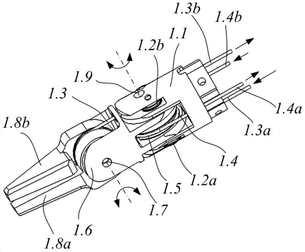 Low-friction low-inertia surgical instrument for minimally invasive surgical robot