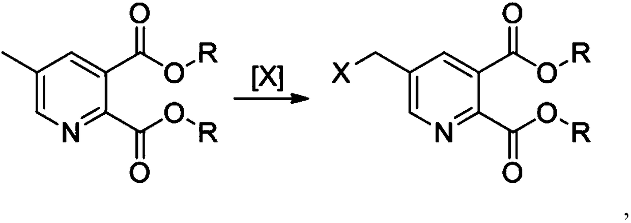 Preparation method for substituted pyridine dicarboxylic acid derivative