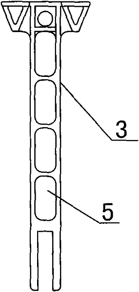 Cathode rod suspension arm mechanism