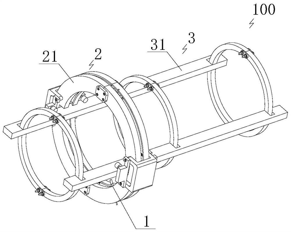 Ultrasonic wall thickness on-line monitoring device for oil and gas pipelines