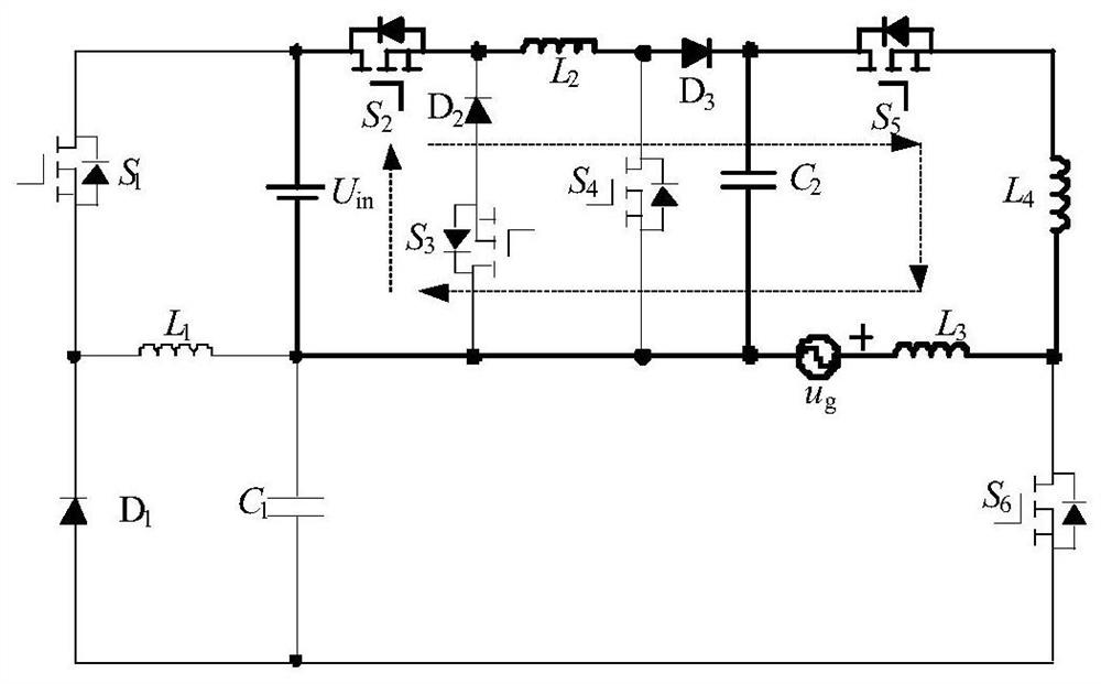 Buck-boost inverter and control method thereof